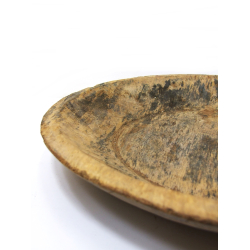 Misa z drewna egzotycznego Brąz 46cm